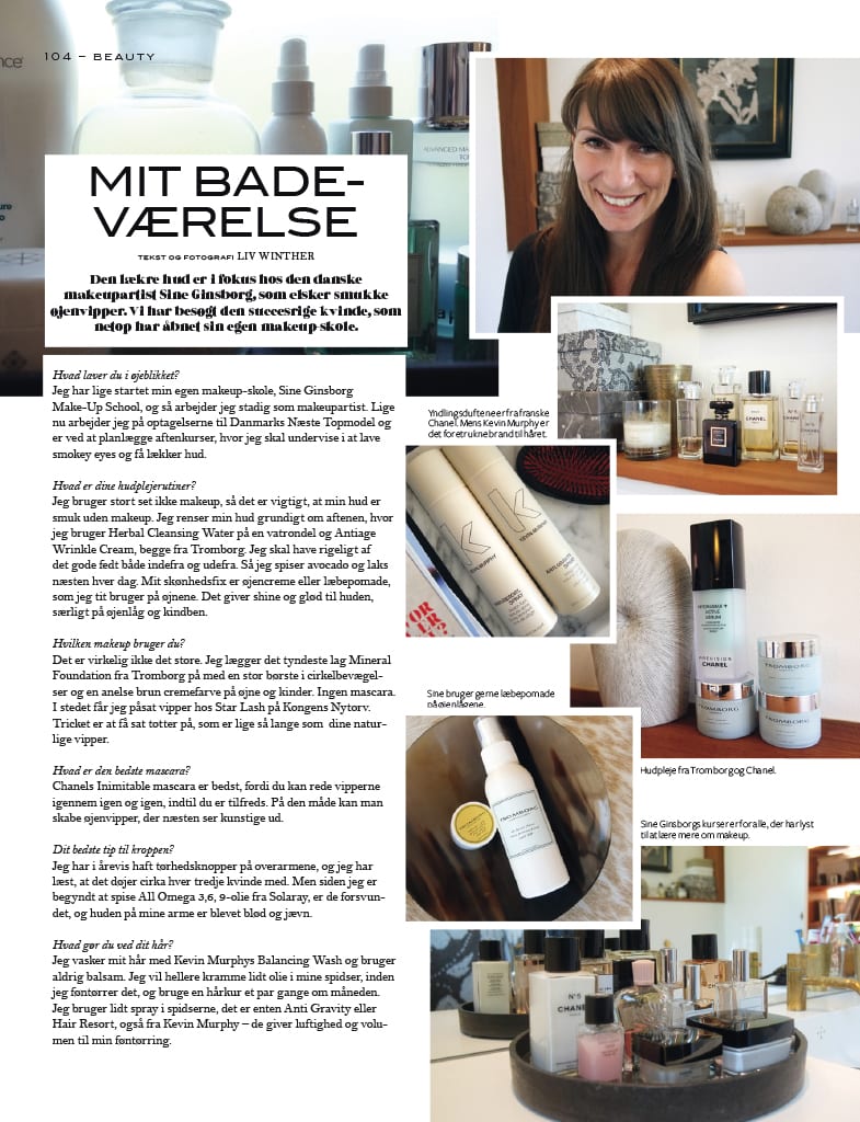 Interview med Cover-Sine Ginsborg, Makeup artist,