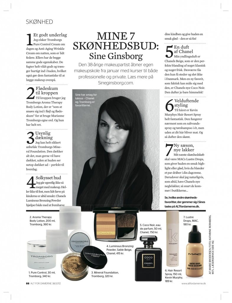 Mine 7 skønhedsbud, makeuptips, skincare tips, produkter,