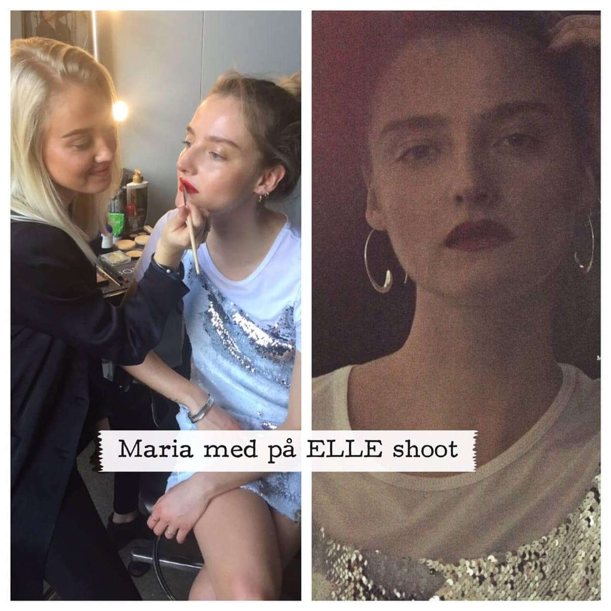 Photo shoot, ELLE, Maria , Makeup uddannelse, Sine Ginsborg Hair & Make-Up School